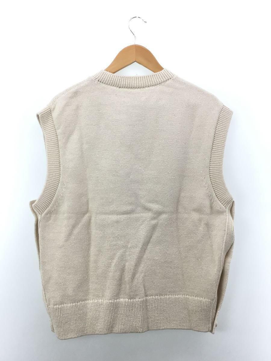 yoke/22SS/Printed Cotton Crewneck Vest
