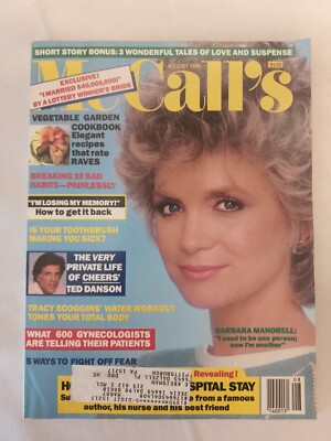 1986 August, McCall's Magazine, Barbara Mandrell, Ted Danson   (CP26)