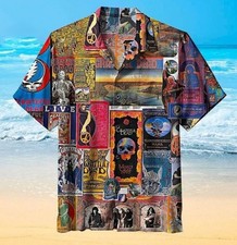 Greatful Dead Songs Hawaiian Shirts