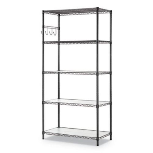 Комплект проволочных стеллажей Alera ALESW653618BA на 5 полок 5 полок 36 X 18 X 72 Черный 33090₽