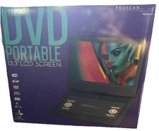 Portable DVD Player  Proscan Elite 13.3" LCD - Black (PEDVD1332) - [LN]™