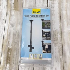 Tetra Pond 19731 Large Pond Pump Fountain Set - 3 Patterns, Bell, Spray, Frothy