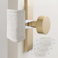 Door Silencer Quiet Door Closer Cushion, Padded Door Latch Cover for Nursery,...