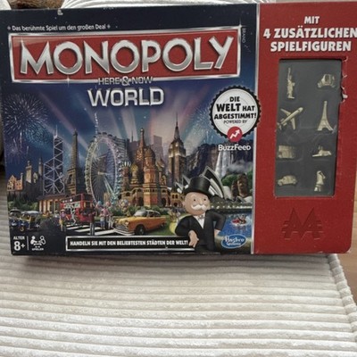 Hasbro Monopoly Here & Now World Brettspiel Weltreise ab 8 Jahren