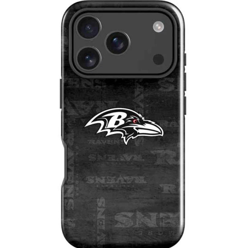 football Baltimore Ravens Black & White iPhone Case
