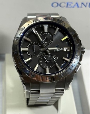 Casio Oceanus OCW T3000 1AJF Solar Bluetooth Titanium Chronograph 