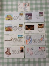 9 Lettres PJ Madagascar ONU Habitat Apollo Parabole Télécom 1970-1973  TB