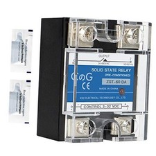 CG Solid State Relay SSR-60DA DC to AC Input 3-32VDC to Output 24 DC to AC 60A