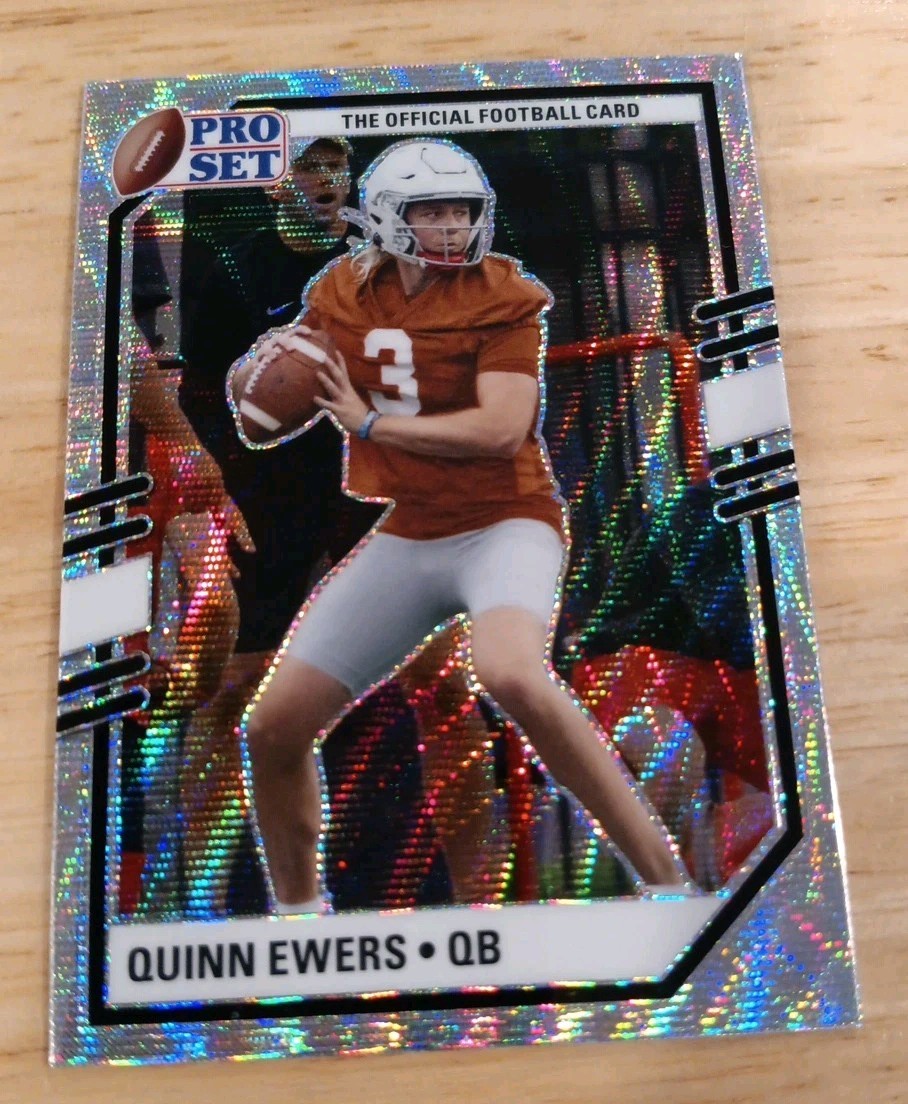 2022 Leaf Pro Set Draft - Metal Portraits Quinn Ewers #PSP-QE1 Silver Wave (RC)