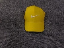 Nike hat mens adjustable yellow Legacy91 Dri Fit athletic one size
