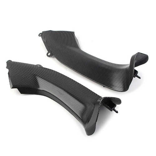 2Pcs Front Dash Air Intake Ram Fairing Cover For KAWASAKI NINJA ZX10R 2006 2007 - Picture 2 of 8