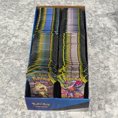 pokemon sleeved booster pack display Pokemon Perfect Order Sleeved Booster Packs Display Box (25 of Each  Artwork)