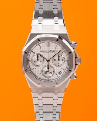 Audemars Piguet Chronograph 41mm 26240ST White Dial 50th Anniversary