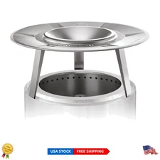Efficient 304 Stainless Steel Heat Diffuser for Solo Stove Bonfire 19.5"