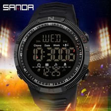 Military Digital Sports Watch Men Waterproof Multifunction LED Outdoor Wristwatc