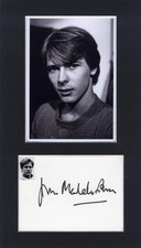 ACTOR John Moulder-Brown autograph, signed card & mounted