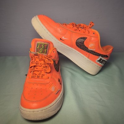 Nike Air Force 1 Low Just Do It Pack Total Orange 5 Kids