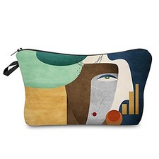 Makeup Case Small, Cosmetic Zipper Bag Waterproof for Purse Mini, Women Cute