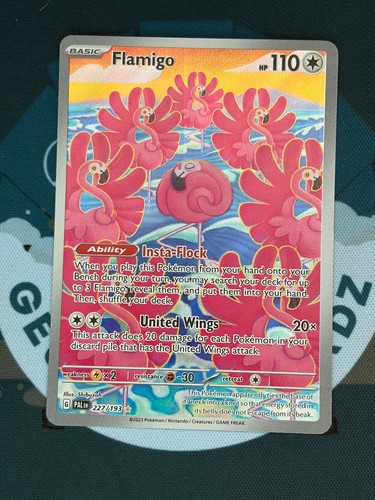 Flamigo 227/193 Illustration Rare Paldea Evolved Pokemon Holo Near Mint