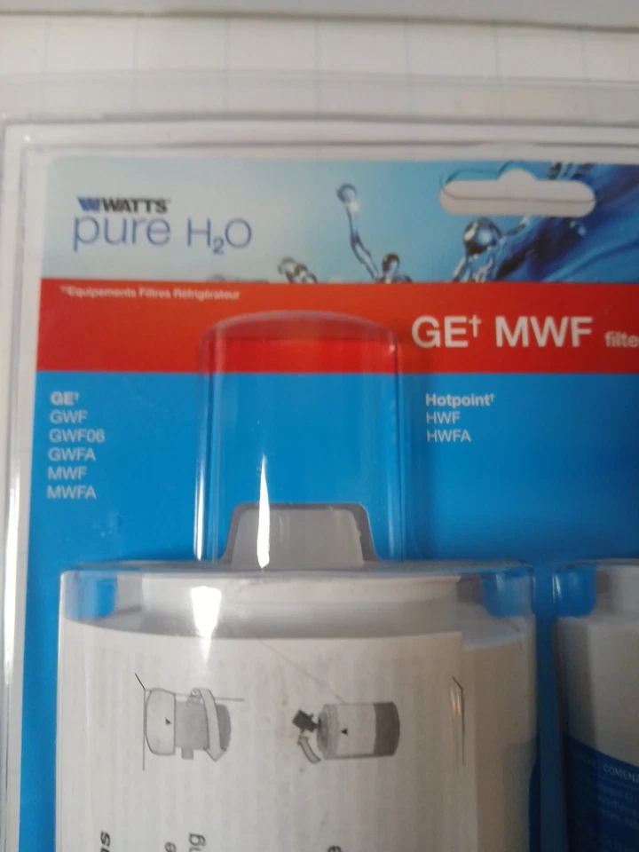 (2-Pk) Watts GE Refrigerator Replacement Filter Cartridge G-1-2 - Image 2 of 4