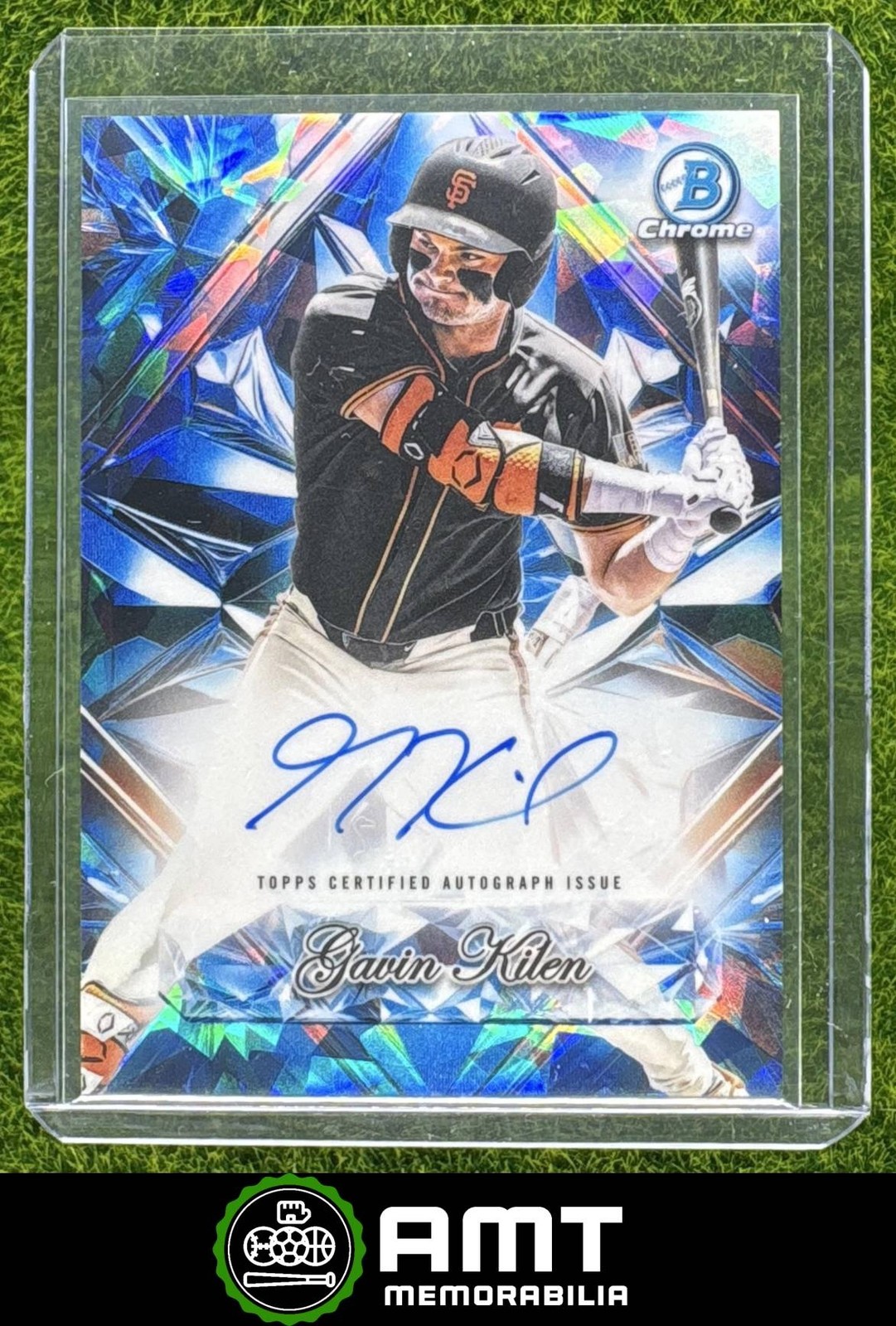 Gavin Kilen Auto 2025 Bowman Draft Sapphire Selections San Francisco Giants