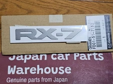 GENUINE MAZDA RX-7 RX7 FD3S FC3S REAR Logo EMBLEM BADGE ORNAMENT FD01-51-721C