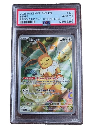 2023 POKEMON SV BLACK STAR PROMOS - SVP EN #173 EEVEE PSA 10