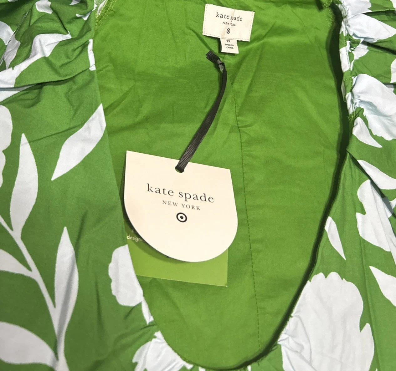 Kate Spade Target Floreale Rosa Mini Abito Preppy Estate Spiaggia Vacay Resort 2X