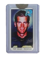 Tom Brady RC Rookie 2000 TOBACCO CARD MICHIGA...