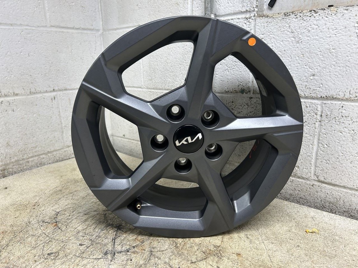2025 KIA K4 16X6-1/2 Wheel 5 Spoke A- Condition Gray OEM | eBay