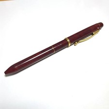 Pilot 2 1 Execute Multifunction Pen Burgundy Gold Clip Black  Red Used Incompl