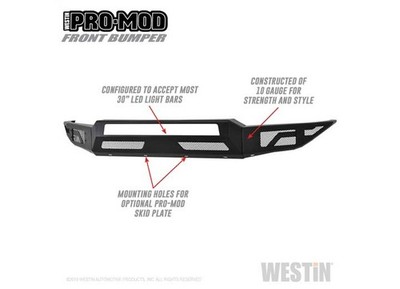 Westin 2017-2022 Ford F-250 F-350 ProMod Front Bumper Textured Black Upgrade