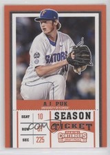 2017 Contenders Draft Picks Season Ticket Variation AJ Puk (White Jersey) #1 2u3