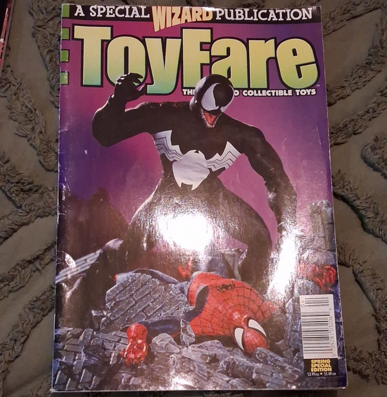 ToyFare Spring 1998 Special Edition Issue 1 Spider-Man Venom Cover English