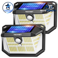 Solarlampen 231 LED 300° Superhelle Mit Bewegungsmelder 3 Modi IP65 2 StüCk