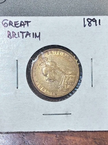 1891 Victoria Gold Sovereign — photo from the most recent tracked eBay sale