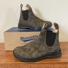 Blundstone Unisex Dress Series Boots Rustic Brown 7.5 M | 9.5 W US | 6.5 AU/UK