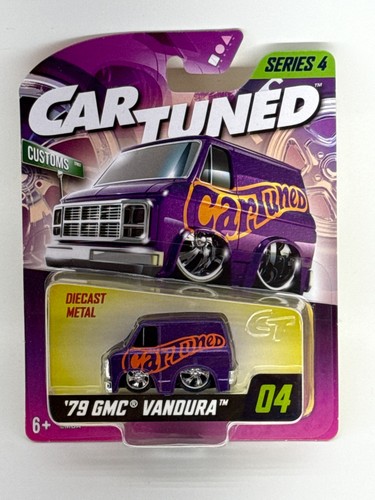 Hot Wheels CarTuned 79 GMC Vandura Purple Orange Series 4 Van Diecast 1:64 164