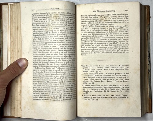 1833 SPIRIT OF THE PILGRIMS VOL 6 BOUND MAGAZINE INDIANS PALESTINE ARMENIA RARE - Picture 17 of 24