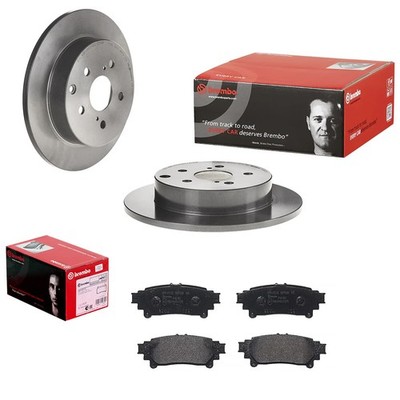 brembo BREMSSCHEIBEN 290mm + BELÄGE HINTEN passend für TOYOTA PRIUS PLUS W4
