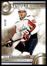 2023-24 SP Authentic Limited Future Watch Rookie Gold Ivan Miroshnichenko Rookie