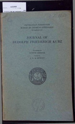 Journal of Rudolph Friederich Kurz. Bulletin 115. Jarrell, Myrtis: