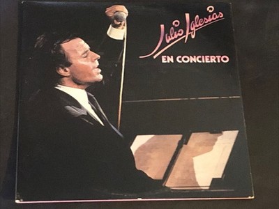 Julio Iglesias-En Concierto Ballad Discos CBS DJ2-L50334 Double Vinyl LP NM/VG+