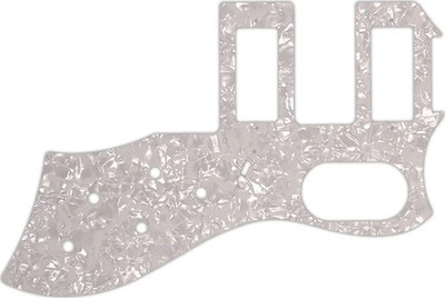 WD Custom Pickguard For Guild 2016 S-200 T-Bird Reissue #28 White Pearl/White...
