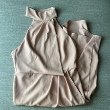 ASOS Pink Halterback Midi Cocktail Dress Size 6 Women's