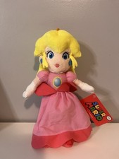 New 10  Super Nintendo Pink Princess Peach Character Soft Plush Toy