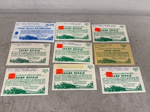 Lot of 9 Vintage HO Champ Decals HO Scale HH-203 Erie Herald NIP