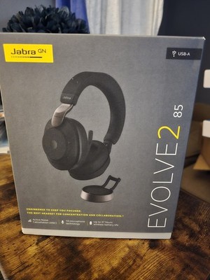 Jabra Evolve2 85 USB-A Headset With Charging Stand