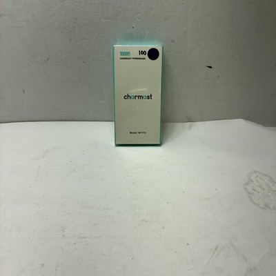 Charmast W1115 White Portable Power Bank 10000mAh WITH BUILT IN CORDS