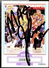 Magic Johnson In Person Autograph Card 1990-91 Fleer #93